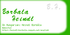 borbala heindl business card